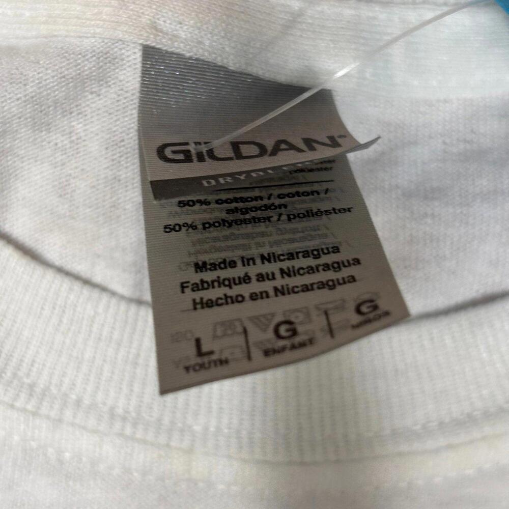 Gildan Graphic T-Shirt - Will Trade Brother for Presents Youth Large NWT - Picture 3 of 4